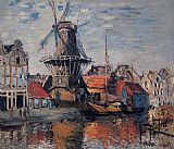 The Windmill on the Onbekende Canal Amsterdam
